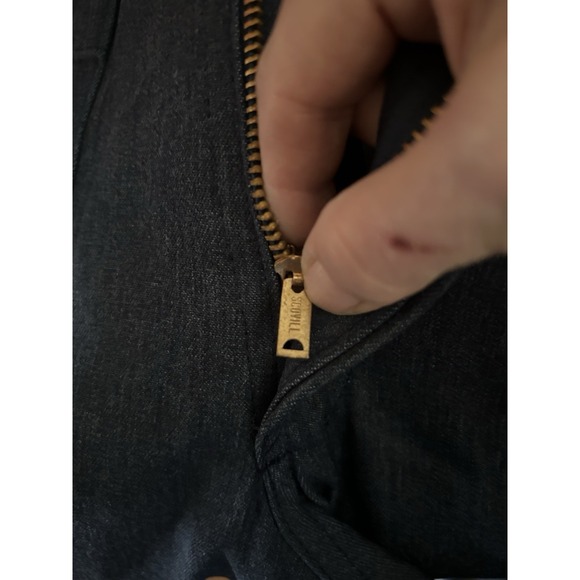 Vintage 80s Dungarees US Navy Issued Sailor Flared Jeans 31 x 34 1986 - Picture 8 of 9